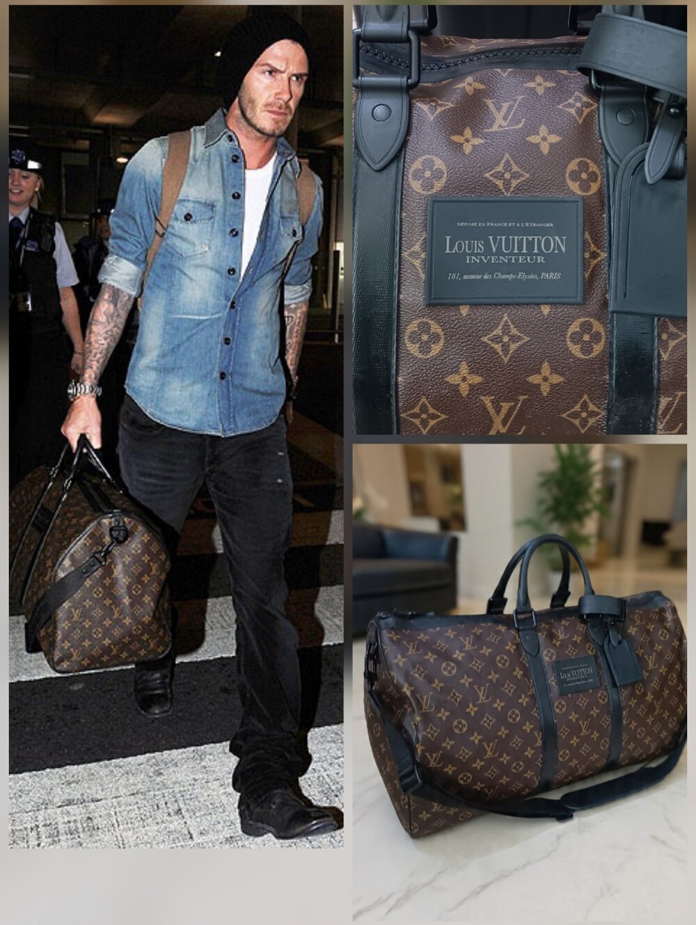 Louis Vuitton Limited Edition 🦄Waterproof Brown Monogram Keepall 55